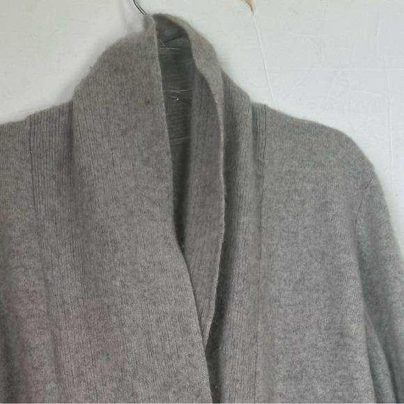 Rino Rossi Vintage New Cashmere Knit Sweater Shawl Collar Ribbed Flare Peplum XL - Picture 13 of 16